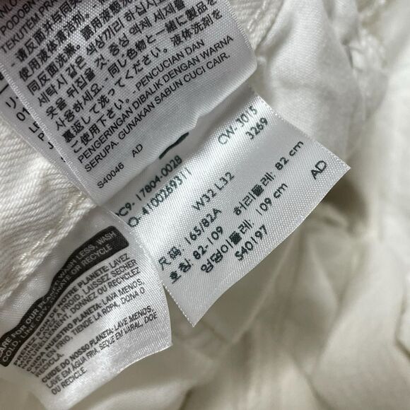 LEVI'S 501 Distressed Jeans White Size 32 x 32 - Picture 8 of 8